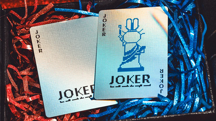 Limited Holographic Edition Surprise Deck V5 (Blue) Playing cards by Bacon Playing Card Company - Image 5