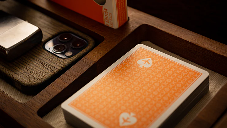 Lounge Edition in Hangar (Orange) by Jetsetter Playing Cards - Image 3