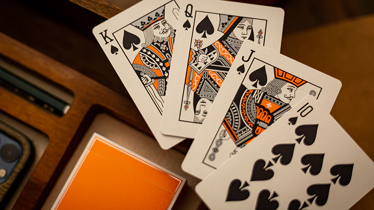 Lounge Edition in Hangar (Orange) by Jetsetter Playing Cards - Image 5