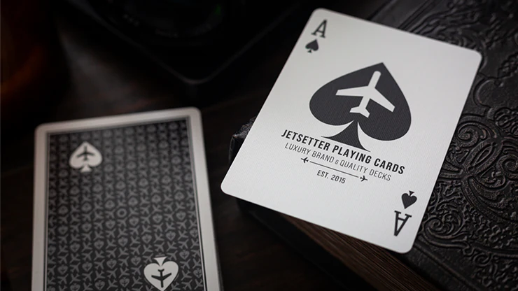 Lounge Edition Unmarked (Tarmac Black) by Jetsetter Playing Cards - Image 3