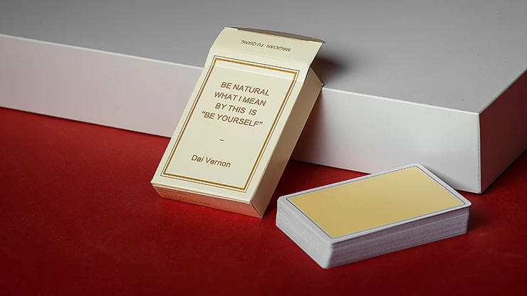 Magic Notebook Deck - Limited Edition (Champagne) by The Bocopo Playing Card Company - Image 2