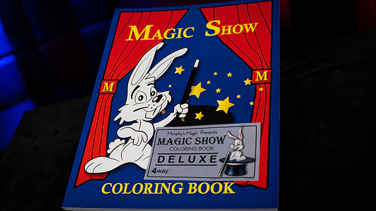 MAGIC SHOW Coloring Book DELUXE (4 way) by Murphy's Magic