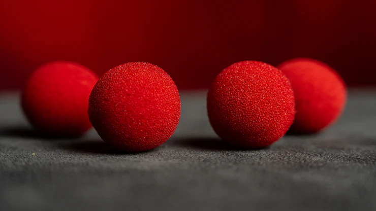 Magic Sponge Balls 4PK RED 1" by Murphy's Magic - Image 3