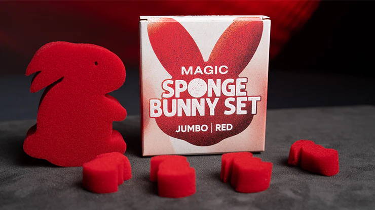 Magic Sponge Bunny Rabbit Set (Red) by Murphy's Magic - Image 4