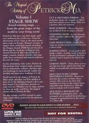 Magical Artistry of Petrick and Mia Vol. 1 by L&L Publishing - DVD - Image 2