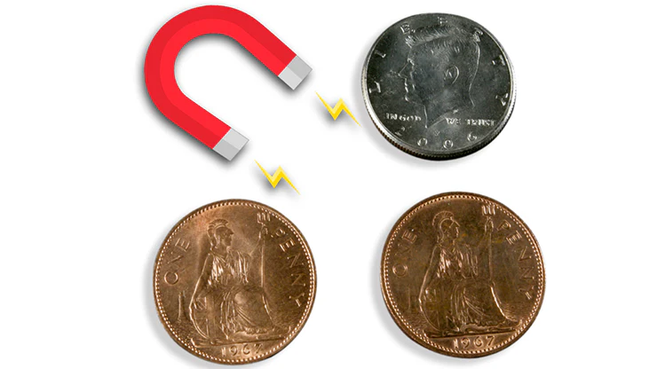 Magnetic Scotch and Soda English Penny by Eagle Coins - Trick - Image 2