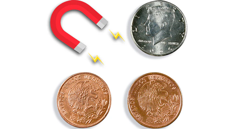 Magnetic Scotch and Soda Mexican Coin by Eagle Coins - Trick - Image 2
