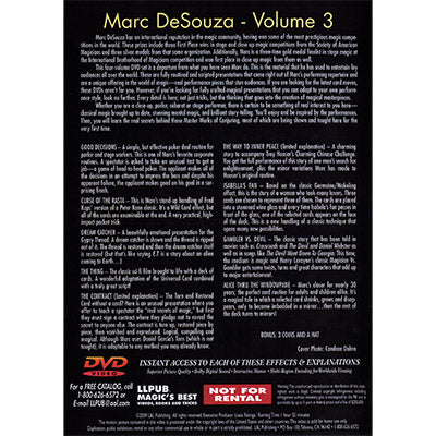 Master Works of Conjuring Vol. 3 by Marc DeSouza - DVD - Image 2