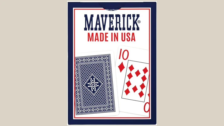 Maverick Made in the USA (Blue) Playing Cards - Image 3