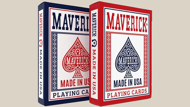 Maverick Made in the USA (Blue) Playing Cards - Image 4
