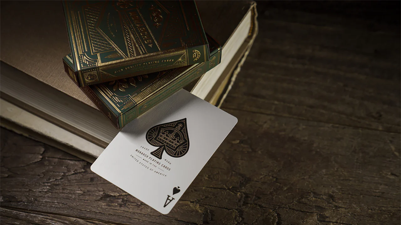 Monarch Playing Cards (Green) by theory11 - Image 3