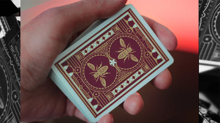 Montauk Hotel Burgundy Playing Cards by Gemini - Image 4