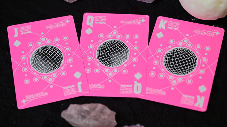 Moon (Pink) Playing Cards - Image 2