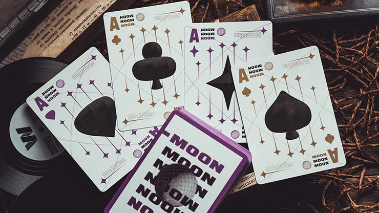 Moon (White) Playing Cards - Image 2