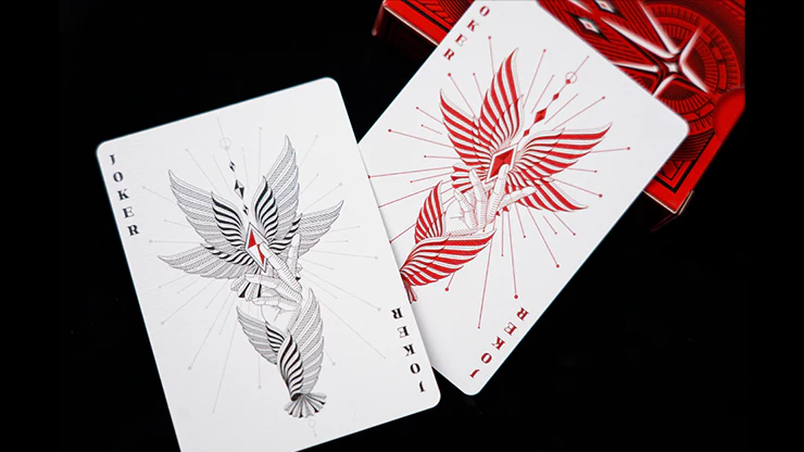 Mr. Black V1 (Red) Playing Cards - Image 3