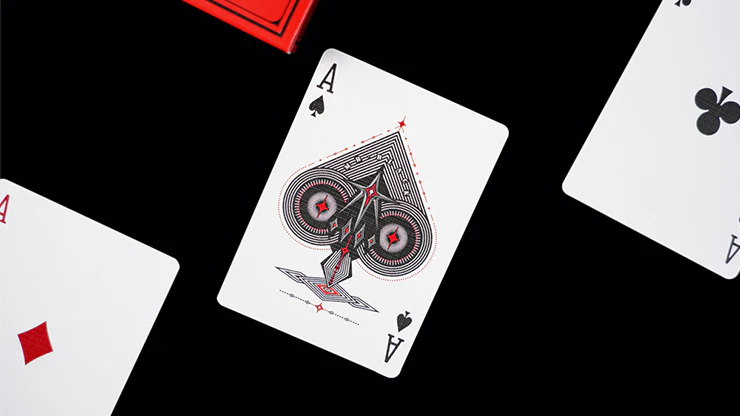 Mr. Black V1 (Red) Playing Cards - Image 5