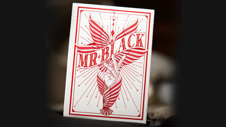 Mr. Black V2 (Red) Playing Cards