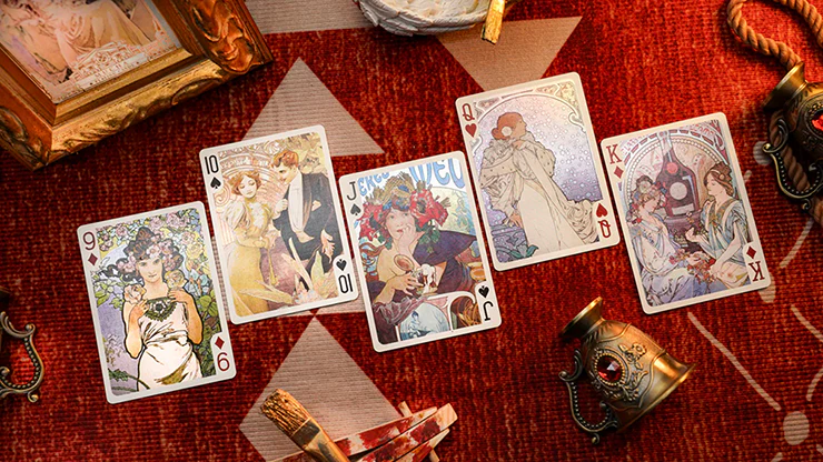 Mucha Special Edition Playing Cards by 52 MUSÉE - Image 5