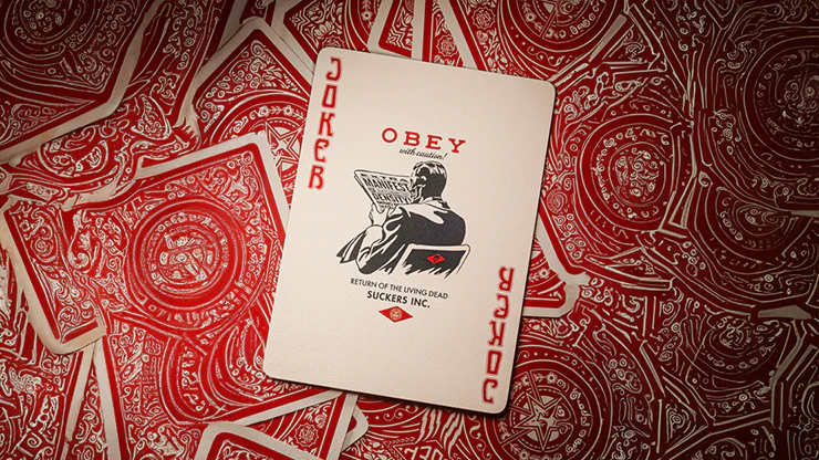 Obey Red Edition Playing Cards by theory11 - Image 3