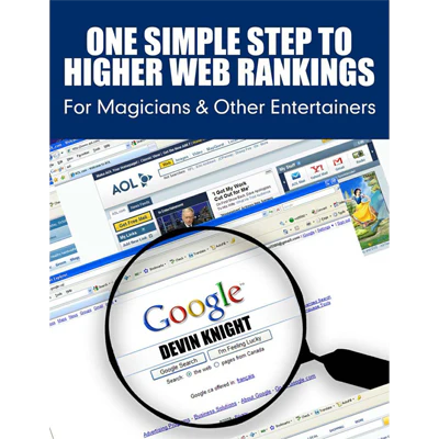 One Simple Step To Higher Web Rankings For Magicians by Devin Knight - ebook