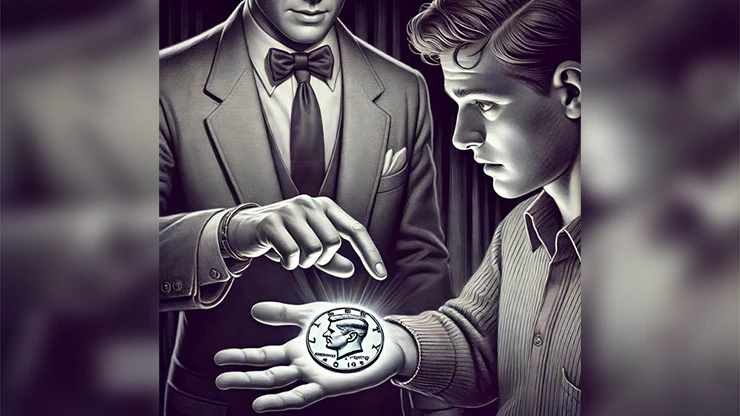 Open That Hand (Half Dollar) by Appmazing and Tango Magic(D0210) - Image 2
