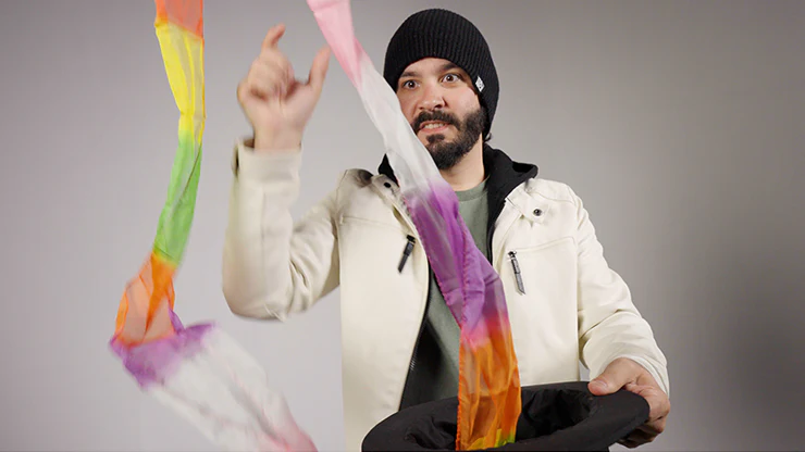 PRO SILK LARGE RAINBOW STREAMER 3.5 foot X 4 inch by Murphy's Magic - Image 4