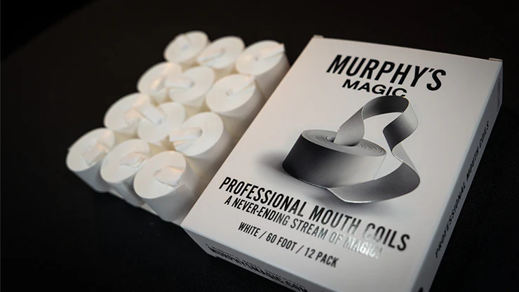 Professional Mouth Coils 60ft white (12pk) by Murphy's Magic - Image 3