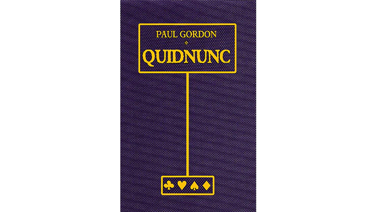 Quidnunc by Paul Gordon - Book