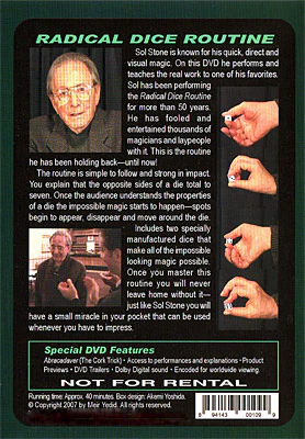 Radical Dice Routine (With Dice) by Sol Stone - DVD - Image 2