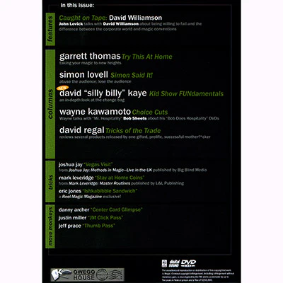Reel Magic Episode 8 (David Williamson)- DVD - Image 2