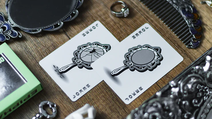 Reflections Epiphany (Green) Playing Cards by Emily Sleights - Image 2