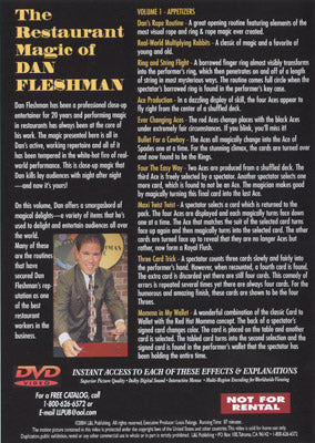 Restaurant Magic Volume 1 by Dan Fleshman - DVD - Image 2