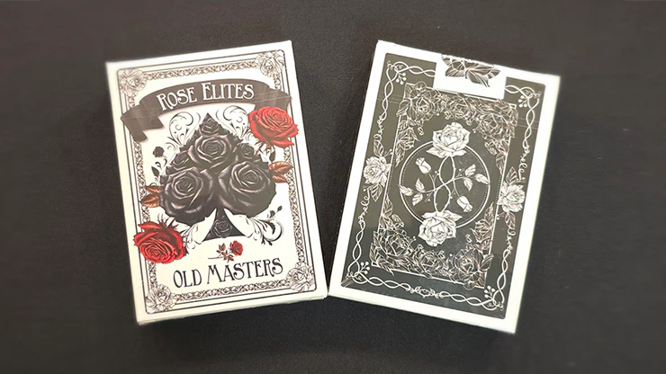 Rose Elites - Old Masters (Black) Marked Deck Playing Cards - Image 5