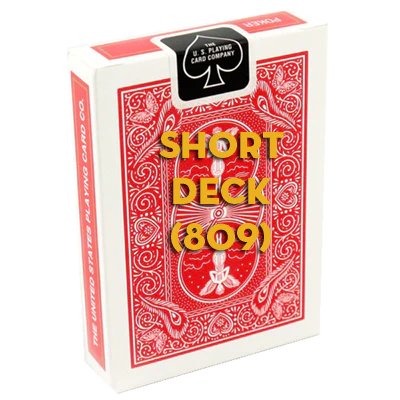 Short Bicycle Mandolin Deck 809 (Red)