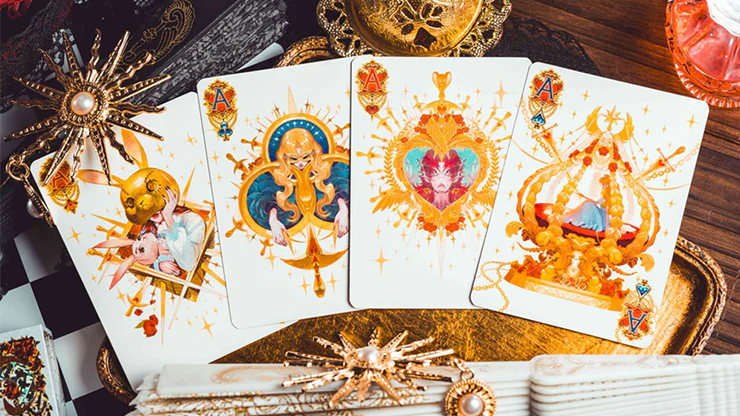 Silence V3 (White) Playing Cards by KING STAR - Image 2