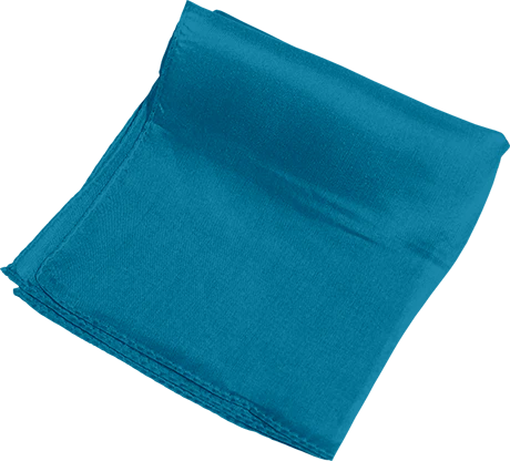Silk 24 inch (Turquoise) Magic by Gosh - Trick
