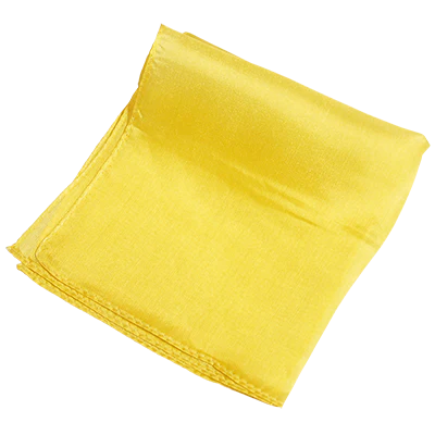 Silk 9 inch (Yellow) Magic by Gosh - Trick