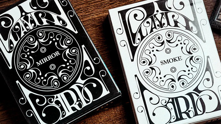 Smoke & Mirror (Smoke-White) Deluxe Limited Edition Playing Cards by Dan & Dave - Image 4