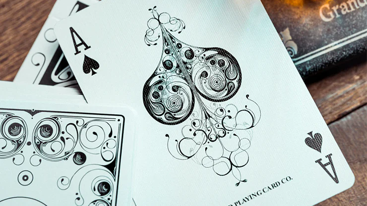 Smoke & Mirror (Smoke-White) Deluxe Limited Edition Playing Cards by Dan & Dave - Image 5