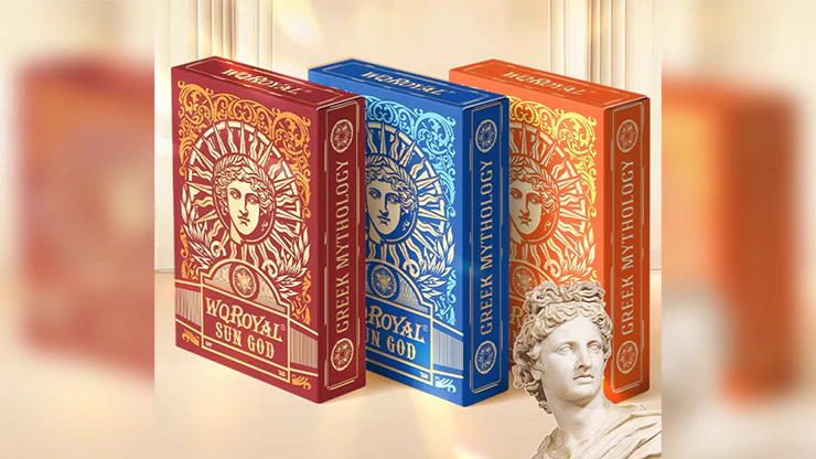 Sun God Greek Mythology Themed Red Edition Playing Cards - Image 4