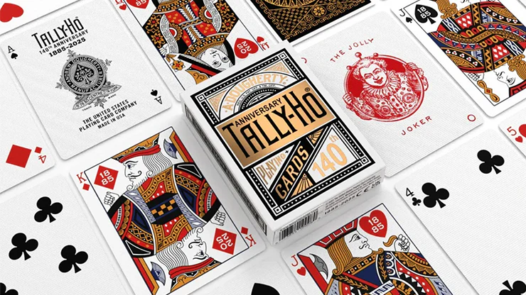 Tally Ho 140th Anniversary (Metaluxe) Playing Cards by US Playing Card - Image 2