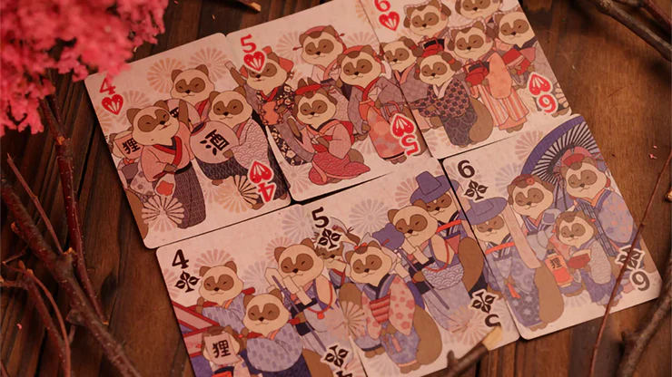 Tanuki Yukaku (Oiran-Dochu) Playing Cards - Image 4