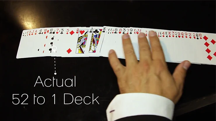 The 52 to 1 Deck Blue (Gimmicks and Online Instructions) by Wayne Fox and David Penn - Trick - Image 2