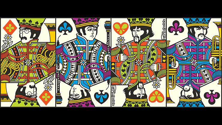 The Beatles (Pink) Playing Cards by theory11 - Image 6