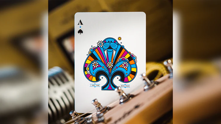 The Beatles Special Edition (Black) Playing Cards by theory11 - Image 2