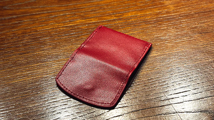 The Cowhide Coin Wallet (Red) by Bacon Magic - Trick - Image 3
