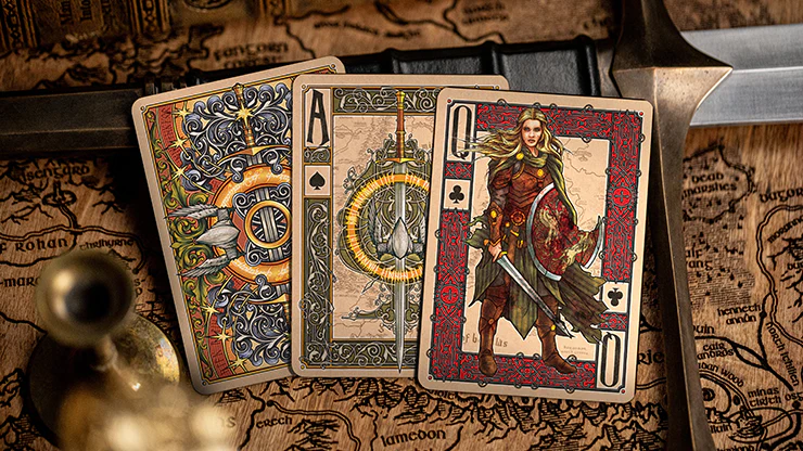 The Lord of the Rings - Return of the King Playing Cards (Black Gilded Edition) by Kings Wild - Image 2