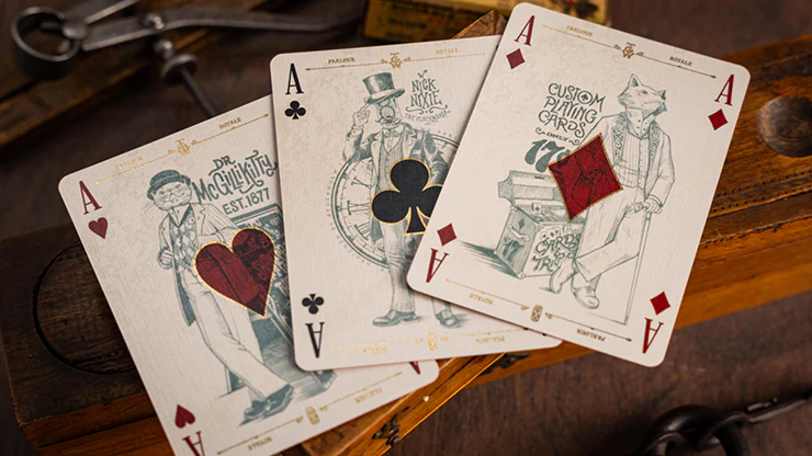 The Parlour Royale Ivory Edition (Red Edge Printing) Playing Cards - Image 3
