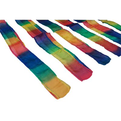 Thumb Tip Streamer 12 pack (1 inch x 34 inch) by Magic by Gosh - Tricks - Image 2
