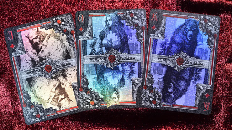 Trinity of Night - Werewolf HOLO Playing Cards by Evokad - Image 4